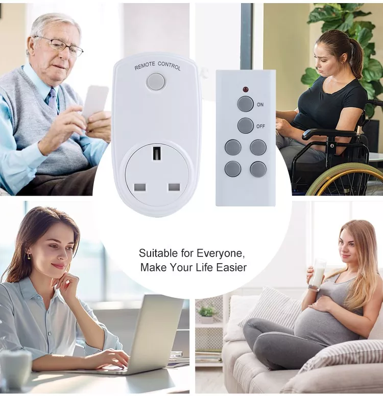 Wireless Control Long Range UK Remote Control Socket Wireless Control Long Range UK Remote Control Socket